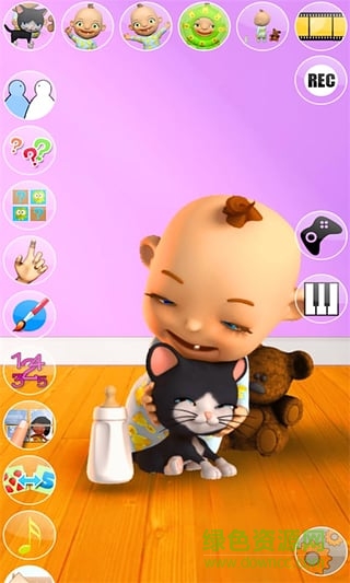 會(huì)說話的寶貝漢化修改版(Talking Babsy Baby)0