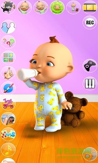 會(huì)說話的寶貝漢化修改版(Talking Babsy Baby)1