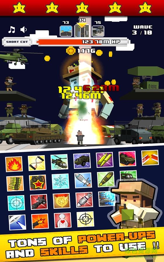 打僵尸英雄戰(zhàn)爭無限金幣鉆石版(Tap Zombies) v1.2 安卓版 1