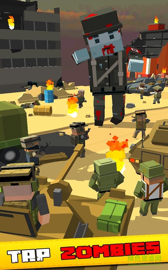 打僵尸英雄戰(zhàn)爭無限金幣鉆石版(Tap Zombies) v1.2 安卓版 2