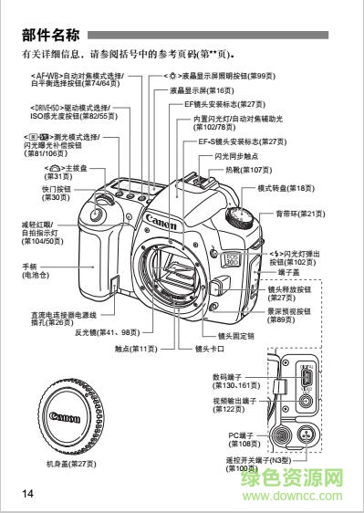 佳能eos30d說明書