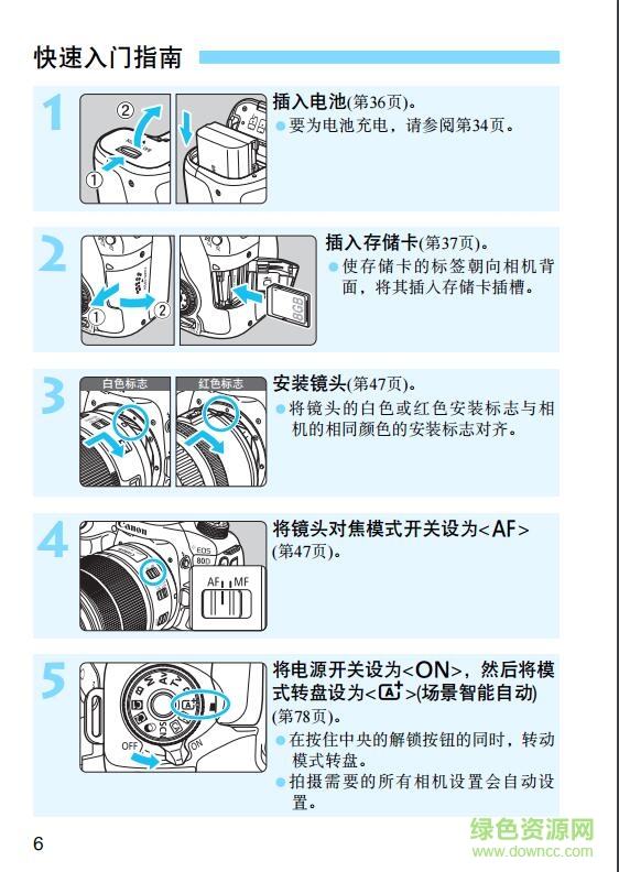 佳能80d說明書