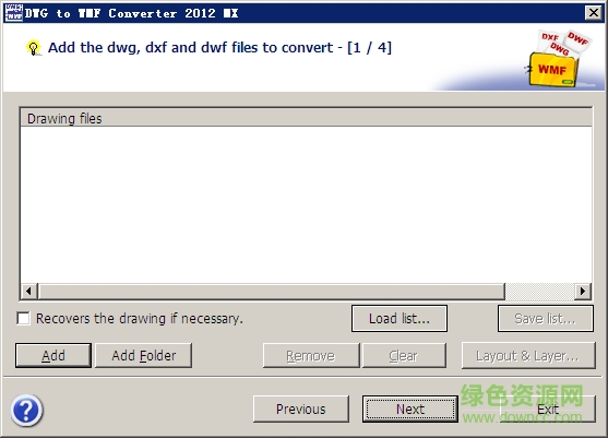 DWG to WMF Converter MX 2019(DWG轉(zhuǎn)換為WMF) v6.6.70 最新版 0