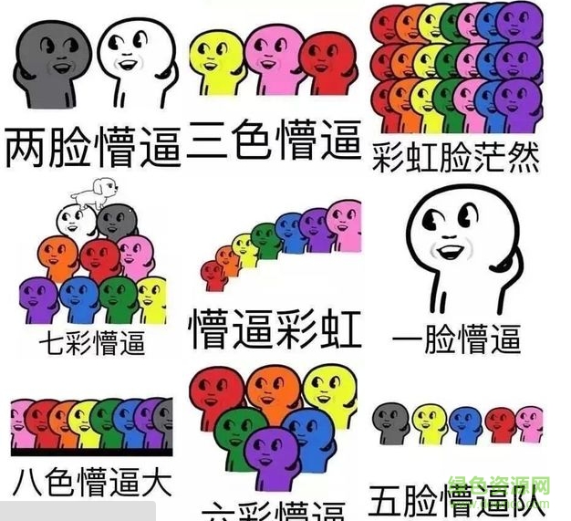 喜逼懵逼大隊長系列qq表情包0