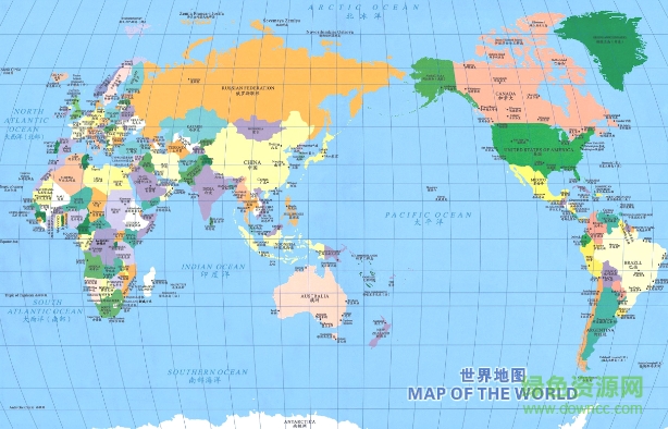 世界地圖高清30億像素地形圖 可放大版 0