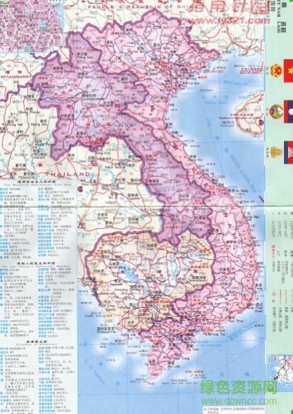 柬埔寨地圖高清中文版 jpg大圖版 0
