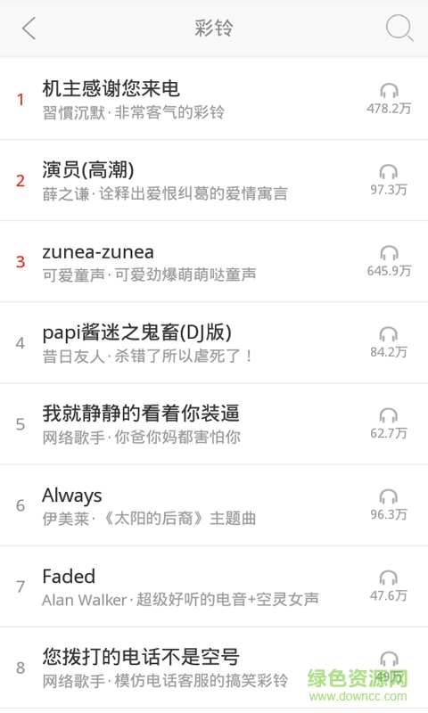 快聽(tīng)鈴聲 v6.0.0 安卓版 1