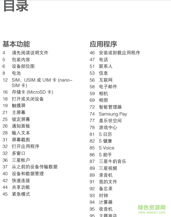 Galaxy C5 SM-C5000說明書 pdf高清電子版 1
