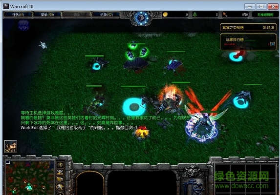 英雄有敵1.5真靈空間_魔獸防守地圖 附隱藏英雄密碼 0