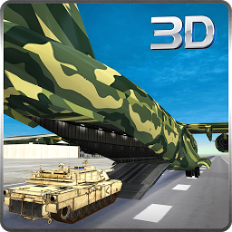 陸軍貨機(jī)機(jī)場3d內(nèi)購修改版(Army Cargo Plane Airport 3D)