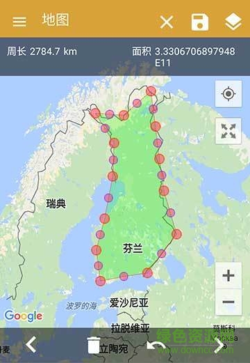土地畝數(shù)測(cè)量?jī)x(Fields Area Measure Free) v2.2.5 安卓版 0