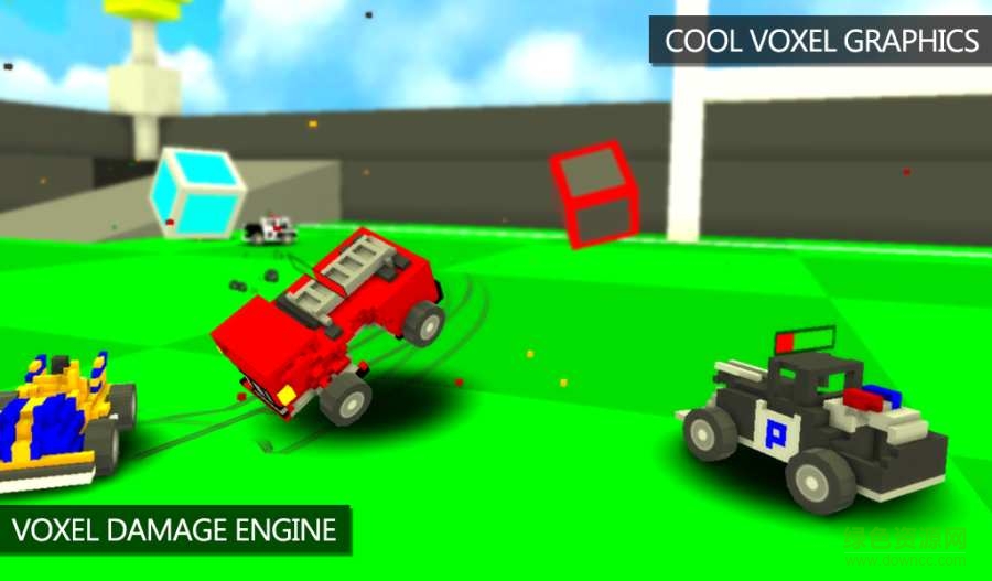 方塊車撞擊賽內(nèi)購修改版(Blocky Demolition) v1.13 安卓無限金幣版 1
