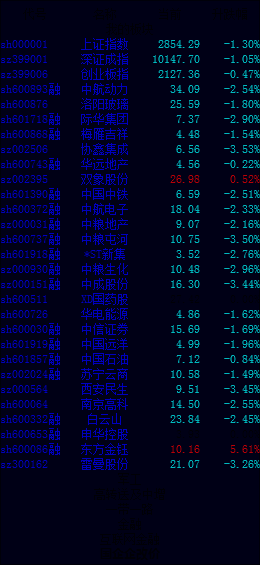 桌面股票行情軟件 v6.8 綠色版 0