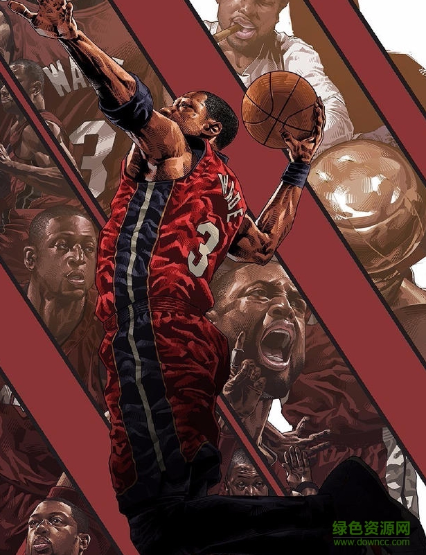 來斗牛nba插畫 高清版 0