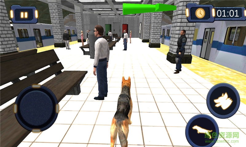 警犬城市地鐵犯罪關(guān)卡解鎖版(Police Dog Subway Crime City) v1.5 安卓版 2