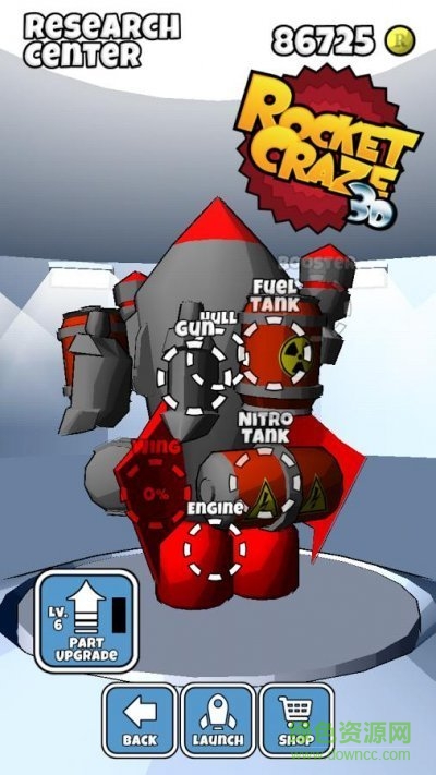 瘋狂火箭手機版(Crazy Rocket) v1.0.3 安卓版 0