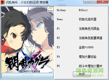 閃亂神樂(lè)少女們的證明五項(xiàng)修改器 v1.0 綠色版 0