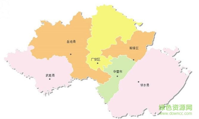 廣安市地圖全圖高清版