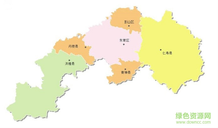 眉山地圖全圖高清版
