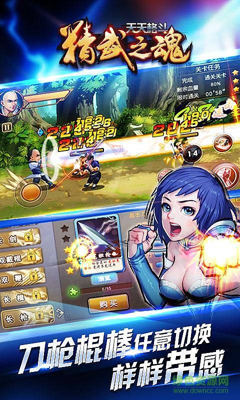 天天格斗精武之魂內(nèi)購修改版 v1.0 安卓版 2