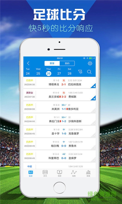 歐洲杯實(shí)況比分 v3.3.2 安卓版 3