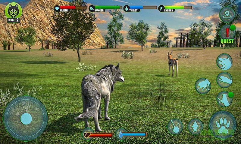 狼的終極狼冒險內(nèi)購修改版(Ultimate Wolf Adventure 3D) v1.1 安卓最新版 1