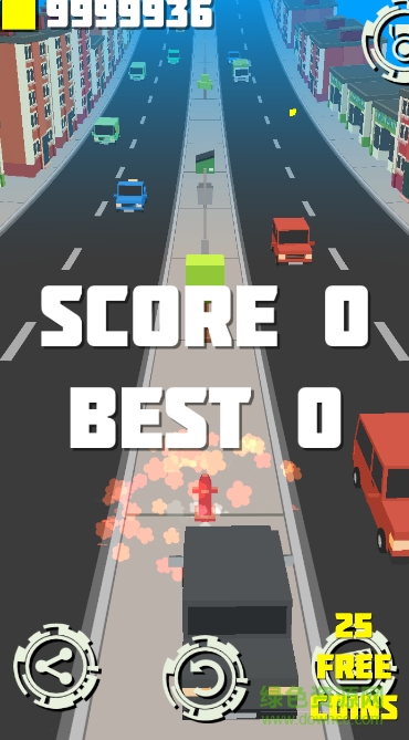 無(wú)盡的交通無(wú)限金幣版 v1.6 安卓版 1