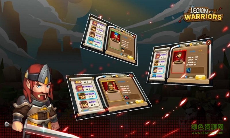 軍團(tuán)戰(zhàn)士?jī)?nèi)購(gòu)修改版(Legion of Warrior) v1.5 無(wú)限鉆石安卓版 3