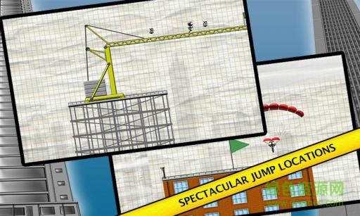 火柴人跳傘中文修改版(Stickman Base Jumper) v3.0 安卓全部解鎖版 4