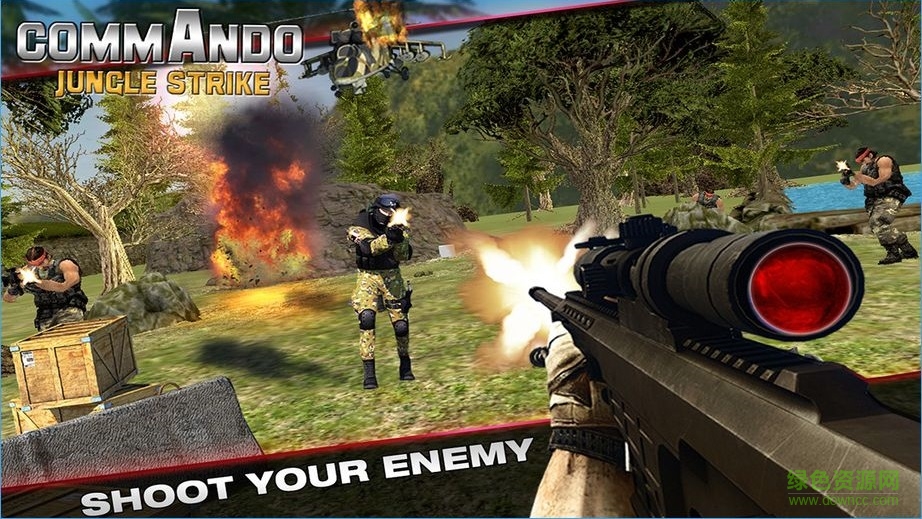 叢林突擊隊內(nèi)購修改版(Jungle commando 3D Assassin) v1.0 安卓無限金幣版 4