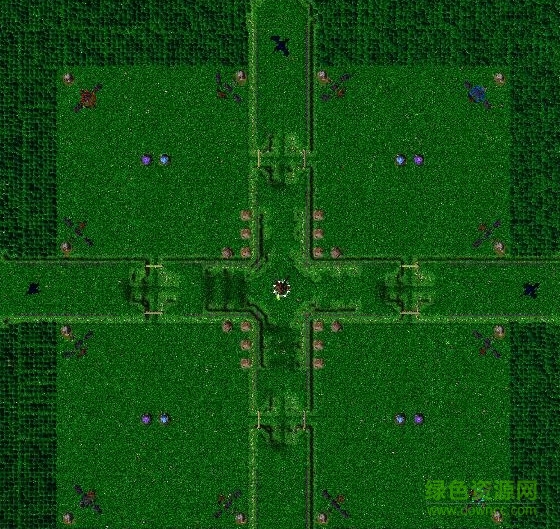 四族爭(zhēng)霸v0.4.8.5測(cè)試版_魔獸對(duì)抗地圖  0