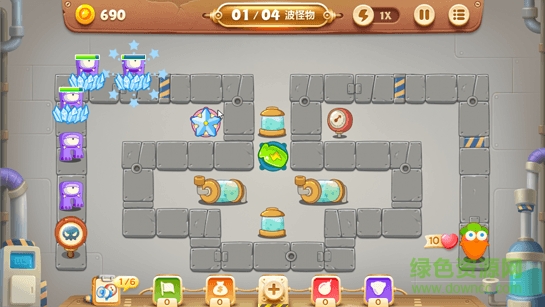 保衛(wèi)蘿卜3內(nèi)購(gòu)修改版最新版 v2.1.0 安卓無(wú)限金幣鉆石版 1