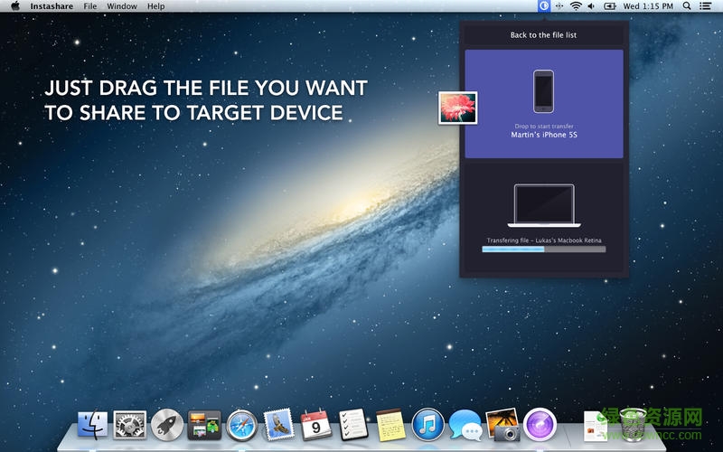 文件傳輸工具instashare for mac v1.4 官方蘋果電腦版 2