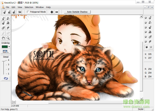 Corel KnockOut(ps專業(yè)摳圖濾鏡) v2.0 特別漢化版 0
