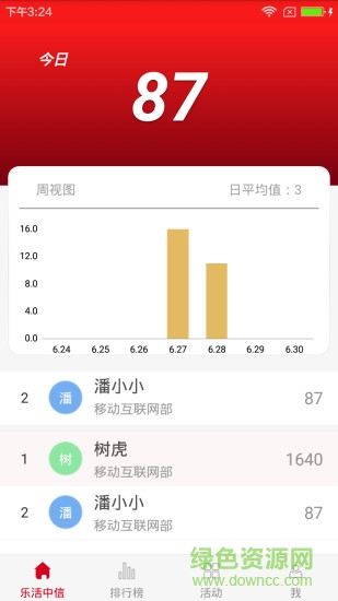 樂活中信手機客戶端(運動記步軟件)3