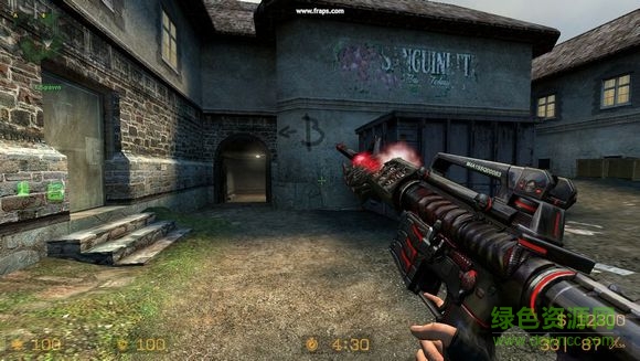 cs起源m4a1黑騎士模型