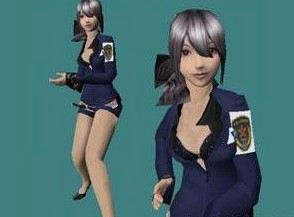 cs1.6仿街舞區(qū)女警人物模型  0
