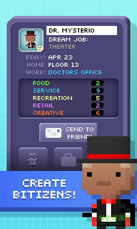 微型樓房內(nèi)購修改版(Tiny Tower) v3.1.5 安卓無限金錢版 1