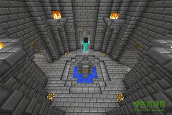 我的世界1.10詛咒城堡地圖 v1.10 綠色版 1