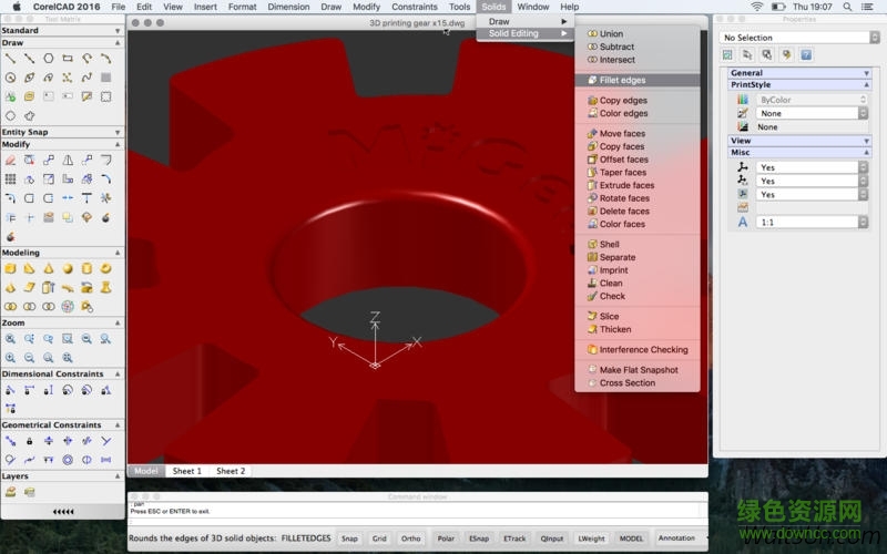 CorelCAD 2016 for mac中文修改版(cad繪圖工具) 蘋(píng)果電腦版 0