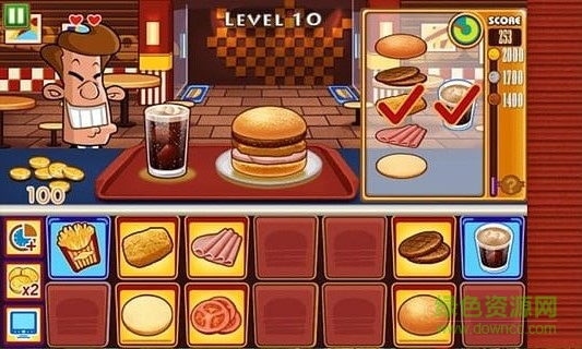 漢堡世界中文修改版(BurgerWorlds) v1.4.067 安卓版 1