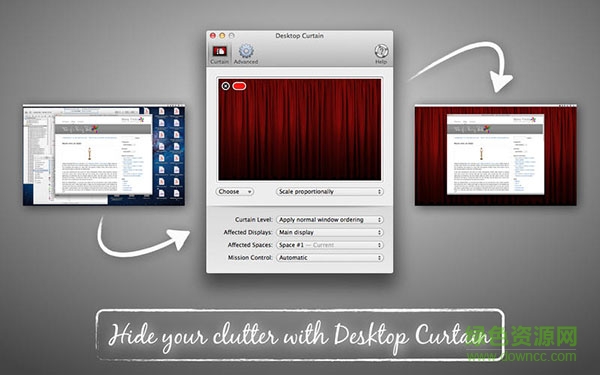 Desktop Curtain mac版(桌面圖標(biāo)隱藏) v3.0.6 蘋果電腦版 0