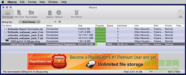 Mipony網(wǎng)盤批量下載mac版 v2.5.6 蘋果電腦版 0