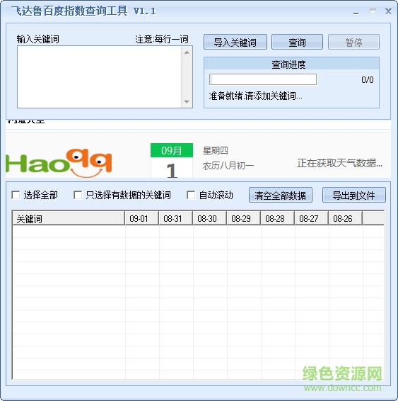 飛達(dá)魯百度指數(shù)查詢工具 v1.1 官方最新版 0