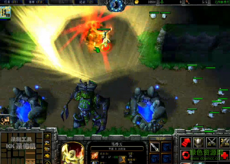 奶爸激情防守1.1_魔獸防守地圖 附隱藏英雄密碼 0