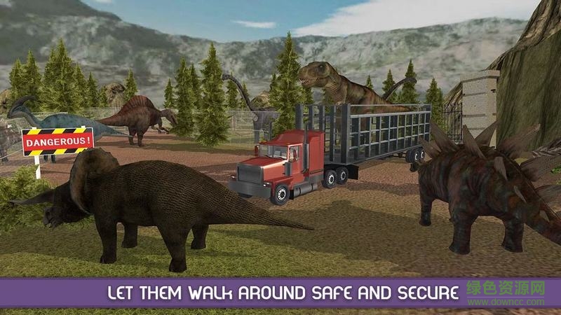 憤怒的恐龍動物園運(yùn)輸漢化版(Angry Dinosaur Zoo Transport)1