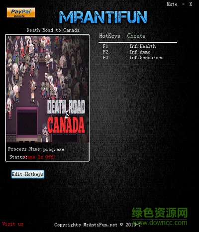 加拿大不歸路三項(xiàng)修改器  0