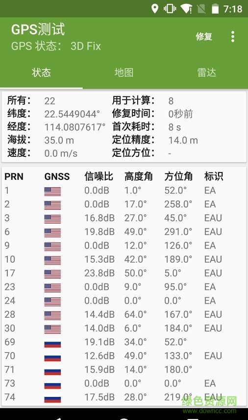 gps測(cè)試儀增強(qiáng)漢化版(gps tes plust) v3.5.8 安卓中文版 0
