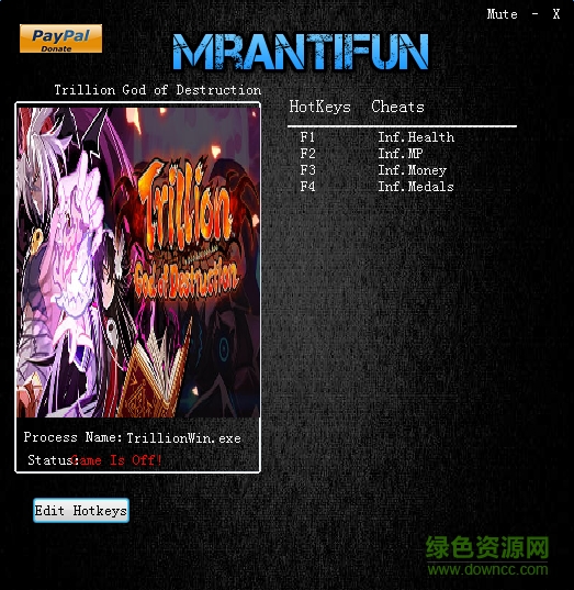 萬億魔壞神四項修改器 v1.0 最新版 0