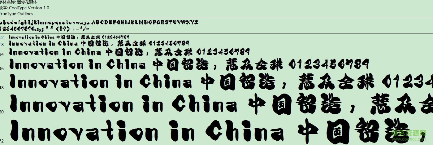 迷你簡花辨  0